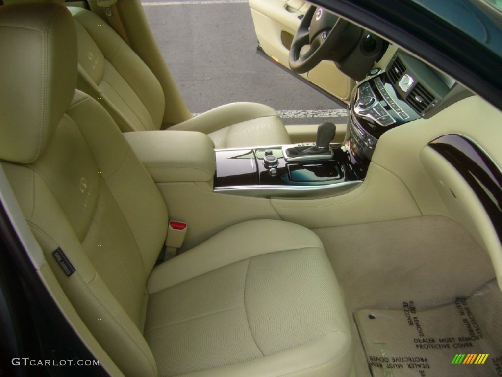 Wheat Interior 2012 Infiniti M Hybrid Sedan Photo #70717247