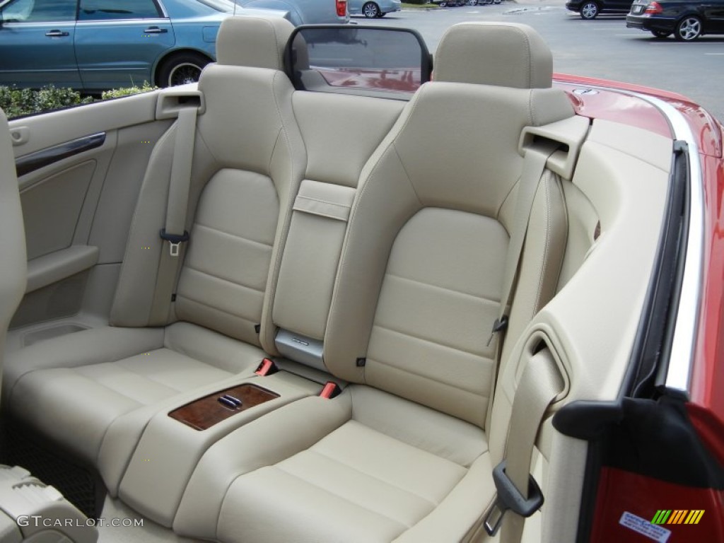 2013 E 350 Cabriolet - Mars Red / Almond/Mocha photo #7