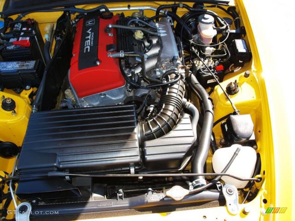 2002 S2000 Roadster - Spa Yellow / Black photo #6