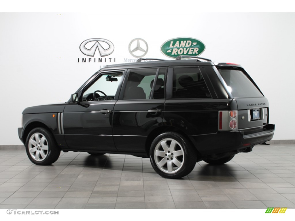 2004 Range Rover HSE - Java Black / Charcoal/Jet Black photo #5