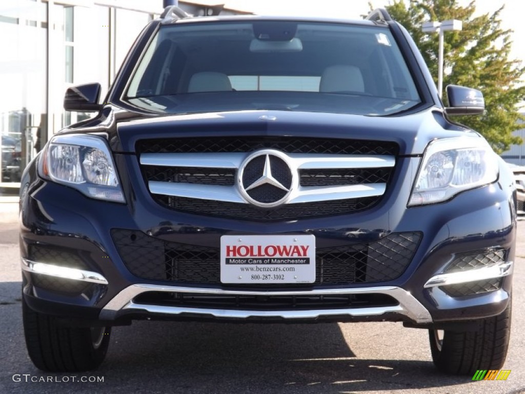 2013 GLK 350 4Matic - Lunar Blue Metallic / Grey/Black photo #2