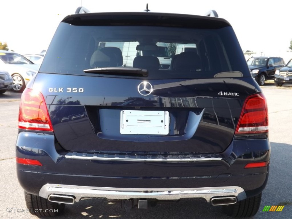 2013 GLK 350 4Matic - Lunar Blue Metallic / Grey/Black photo #4