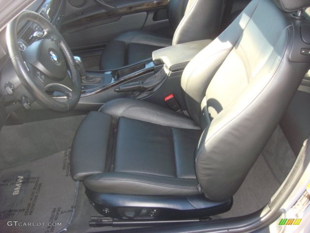 2009 3 Series 335i Coupe - Titanium Silver Metallic / Black photo #8