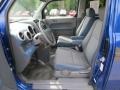 2005 Honda Element Gray/Blue Interior Front Seat Photo