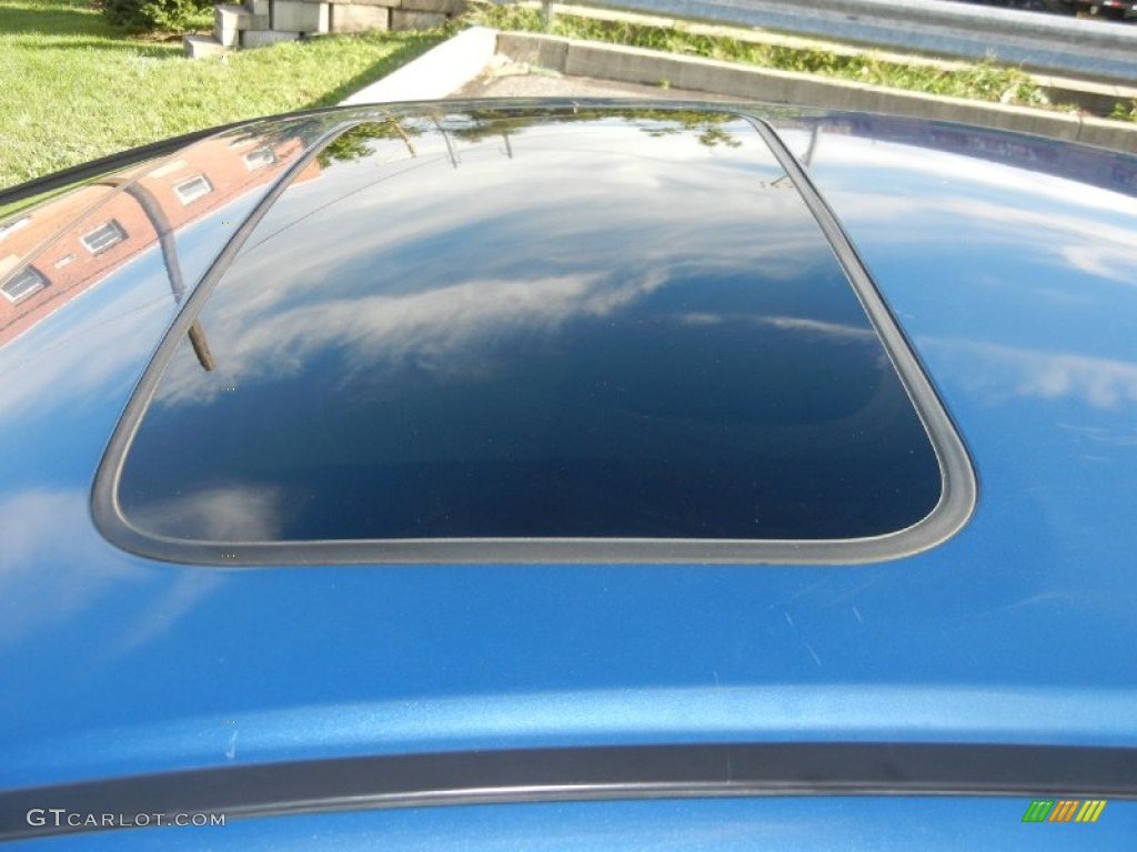 2007 Civic EX Coupe - Atomic Blue Metallic / Gray photo #14