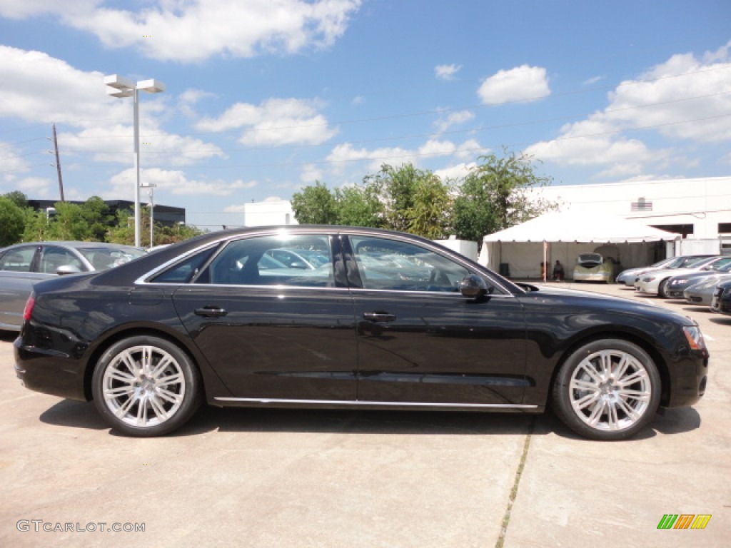 Havanna Black Metallic 2013 Audi A8 L 4.0T quattro Exterior Photo #70724114