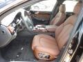 Nougat Brown Front Seat Photo for 2013 Audi A8 #70724123