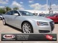 Ice Silver Metallic - A8 L 4.0T quattro Photo No. 1