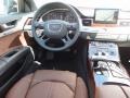 Nougat Brown Dashboard Photo for 2013 Audi A8 #70724339