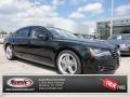 Emerald Black Metallic 2013 Audi A8 L 4.0T quattro