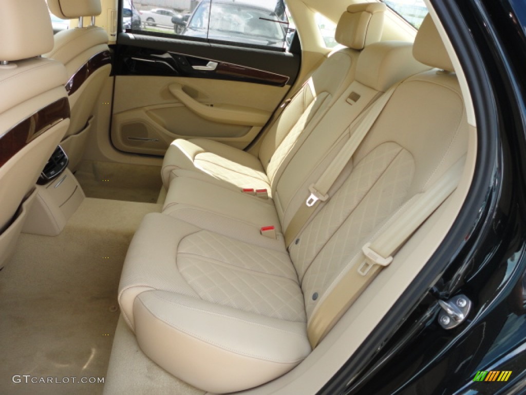 Velvet Beige Interior 2013 Audi A8 L 4.0T quattro Photo #70724428