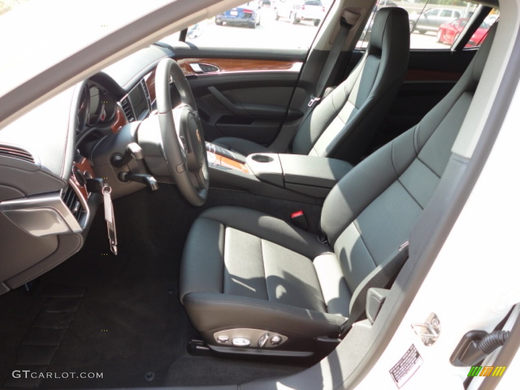 Black Interior 2013 Porsche Panamera Hybrid S Photo #70724516