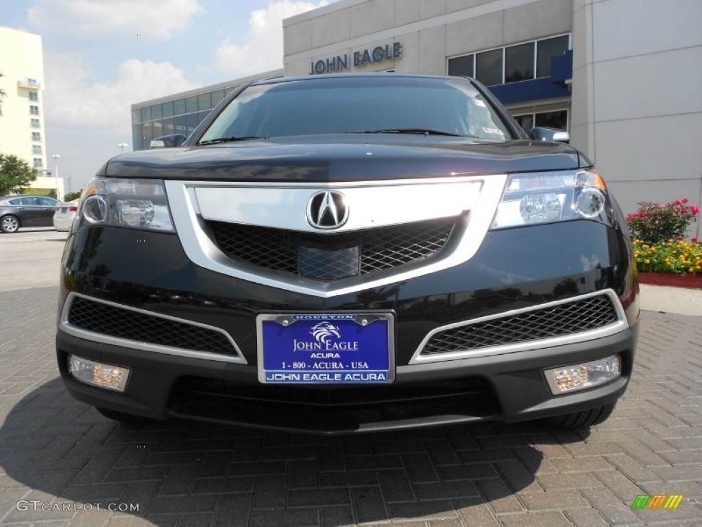 2013 MDX SH-AWD Advance - Crystal Black Pearl / Ebony photo #2