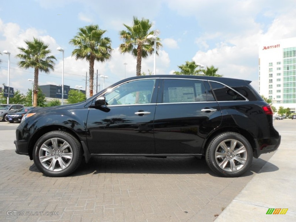 Crystal Black Pearl 2013 Acura MDX SH-AWD Advance Exterior Photo #70724567