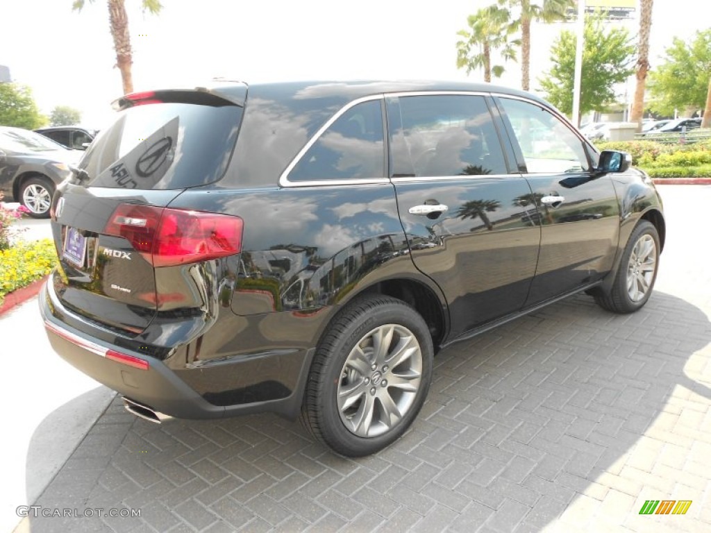 2013 MDX SH-AWD Advance - Crystal Black Pearl / Ebony photo #7