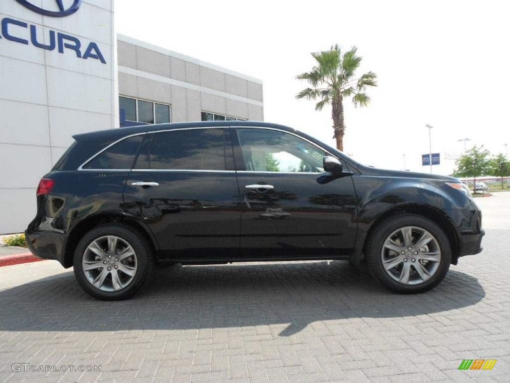 2013 MDX SH-AWD Advance - Crystal Black Pearl / Ebony photo #8