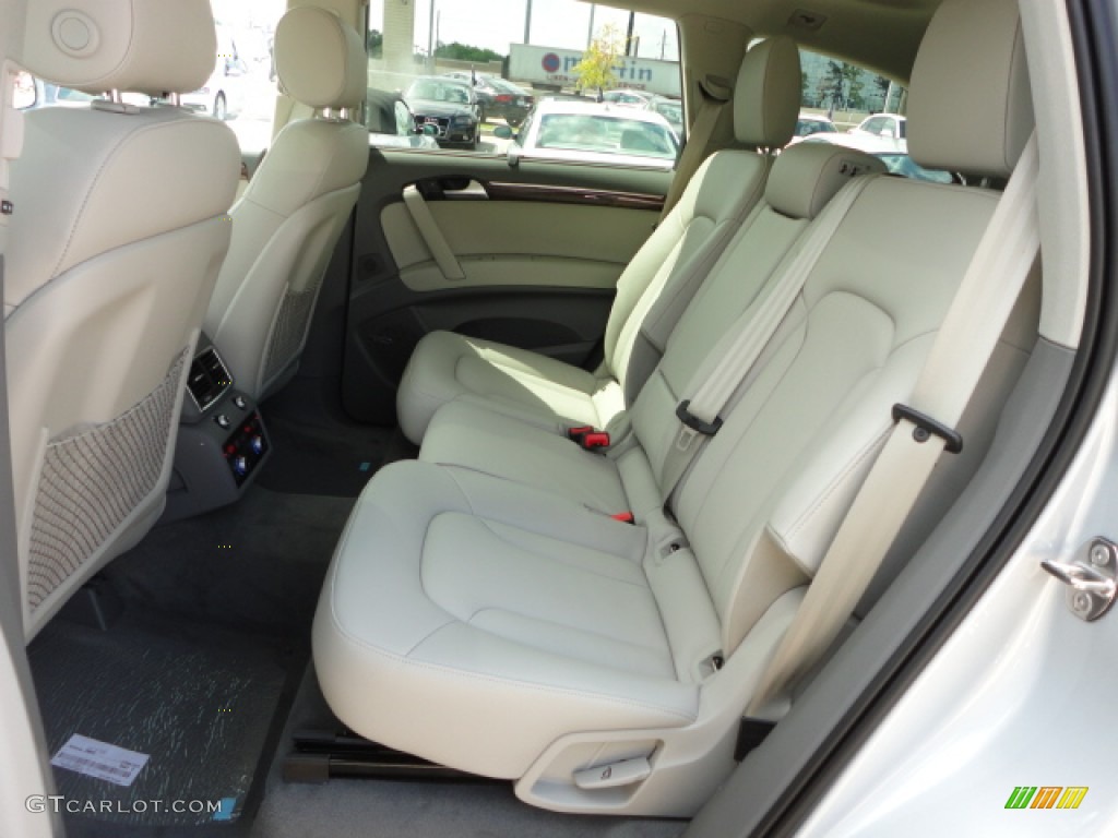 Limestone Gray Interior 2013 Audi Q7 3.0 TDI quattro Photo #70724627