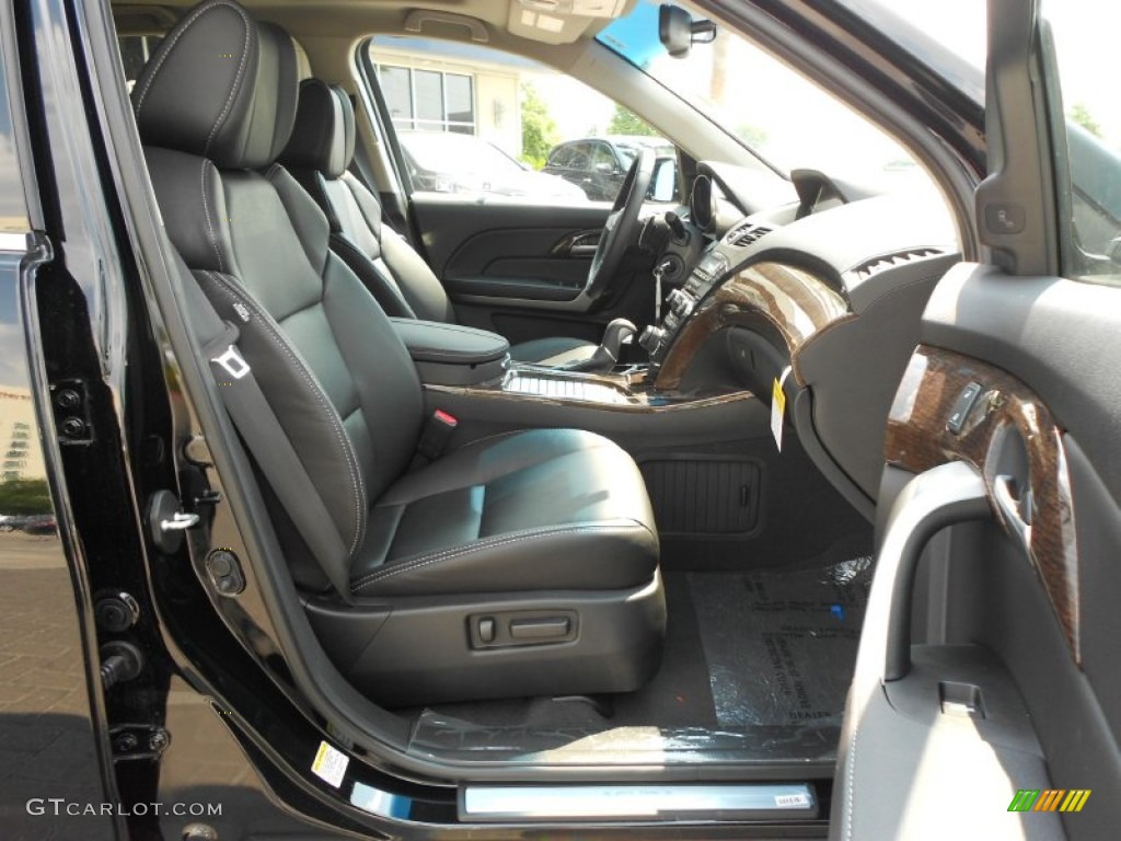 2013 MDX SH-AWD Advance - Crystal Black Pearl / Ebony photo #13