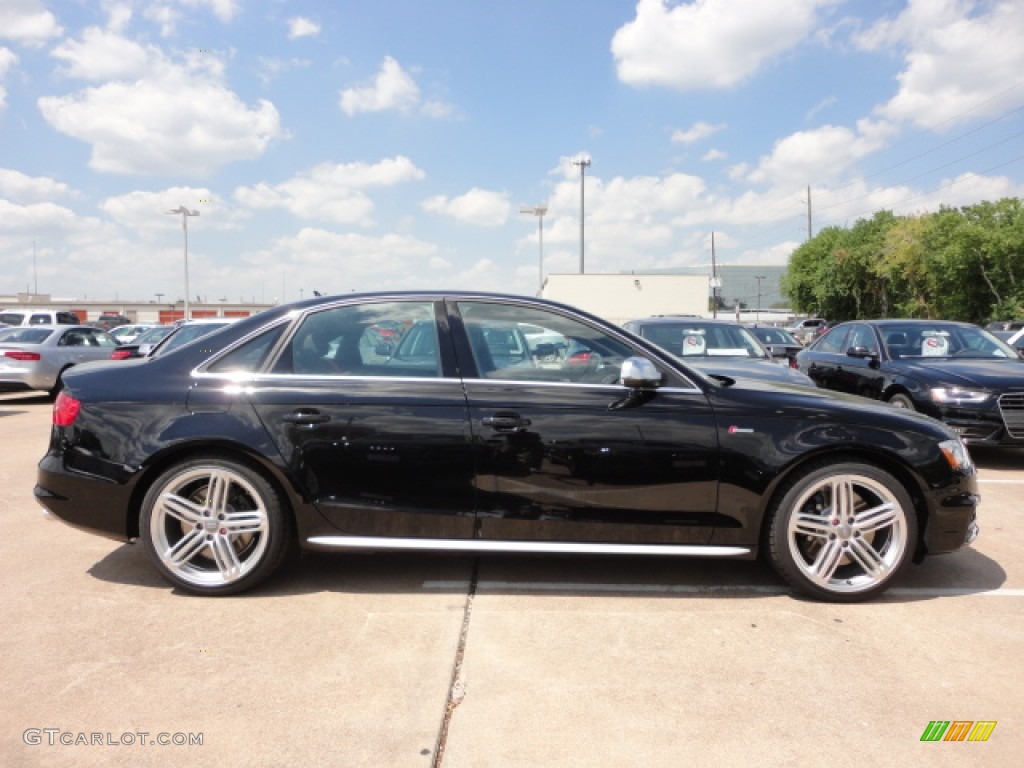 Brilliant Black 2013 Audi S4 3.0T quattro Sedan Exterior Photo #70724702