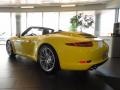 2012 Speed Yellow Porsche 911 Carrera S Cabriolet  photo #3