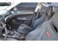Carbon Black 2011 Subaru Impreza WRX Limited Wagon Interior Color
