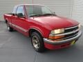 Bright Red 1998 Chevrolet S10 LS Extended Cab