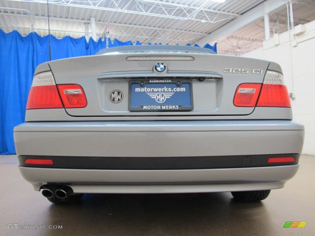 2005 3 Series 325i Convertible - Silver Grey Metallic / Black photo #8