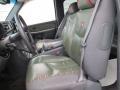 Cedar Green/Graphite Front Seat Photo for 2002 Chevrolet Avalanche #70728584