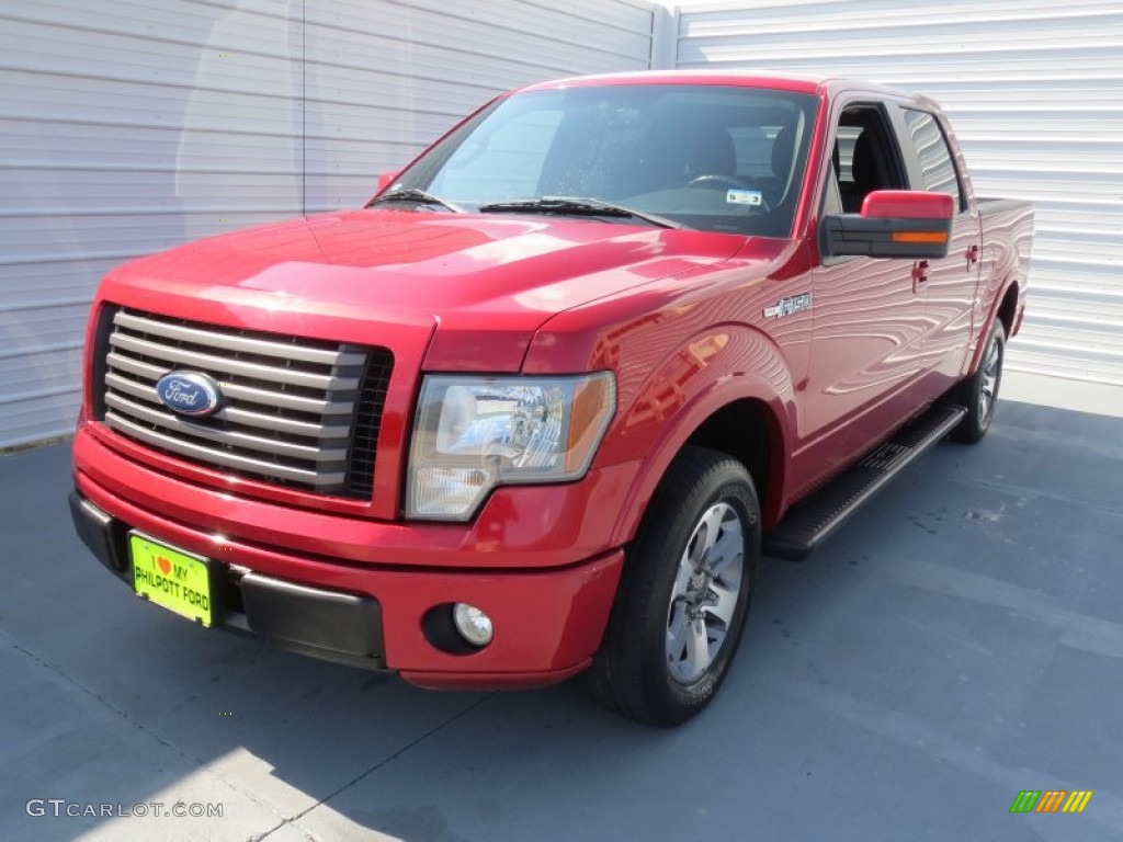 2010 F150 FX2 SuperCrew - Red Candy Metallic / Black photo #6