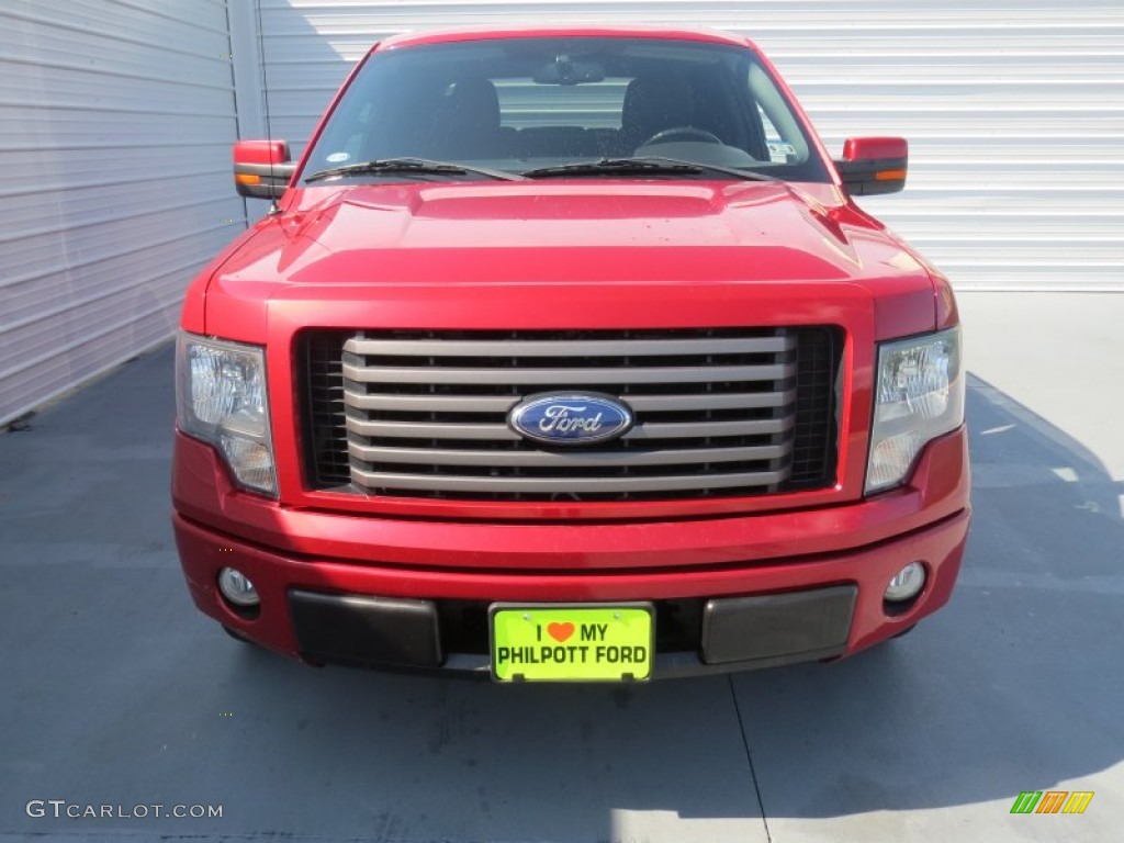 2010 F150 FX2 SuperCrew - Red Candy Metallic / Black photo #7