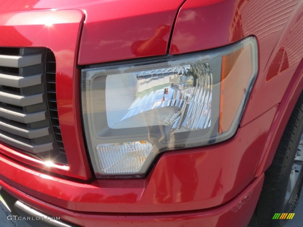 2010 F150 FX2 SuperCrew - Red Candy Metallic / Black photo #8