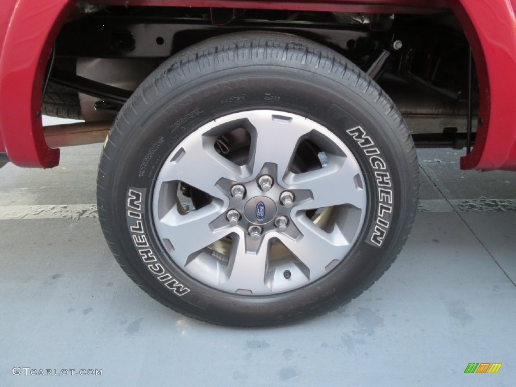 2010 F150 FX2 SuperCrew - Red Candy Metallic / Black photo #11