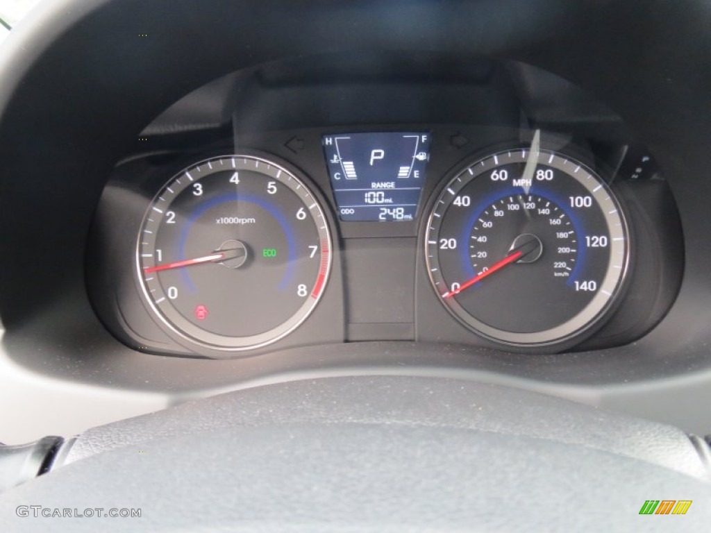 2013 Hyundai Accent GS 5 Door Gauges Photo #70729931