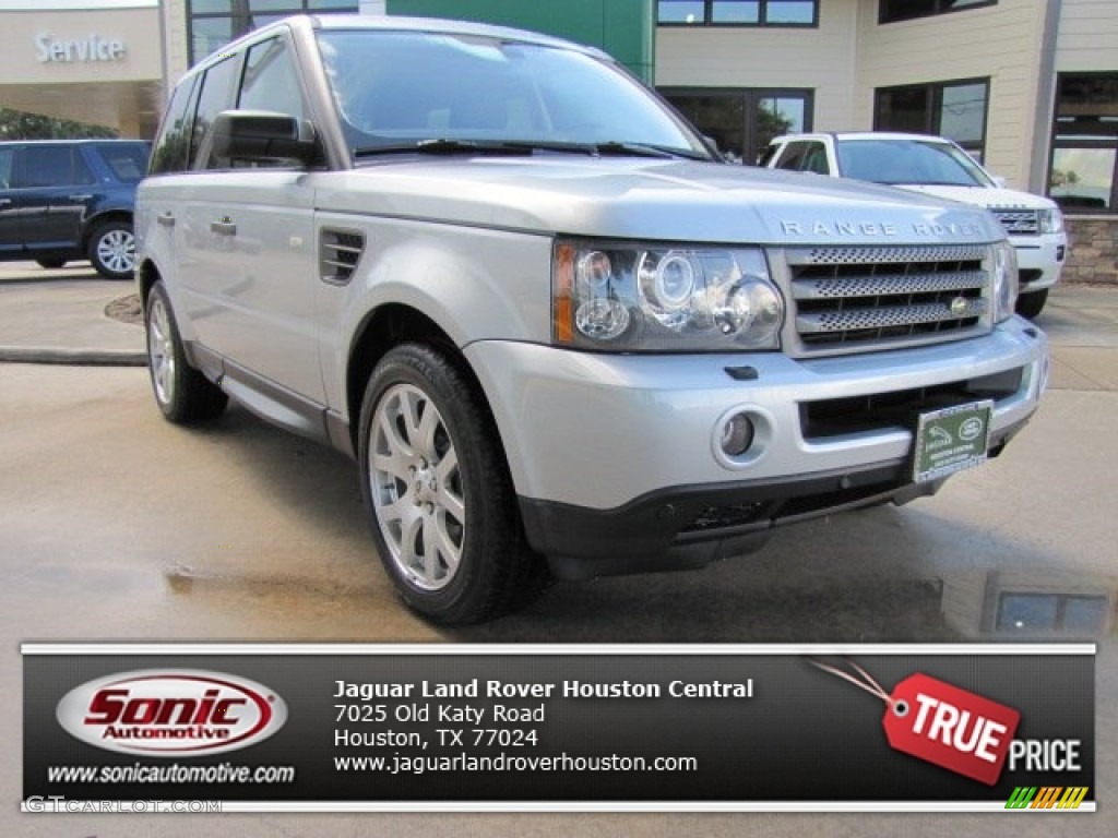 2009 Range Rover Sport HSE - Zermatt Silver / Ebony/Ebony photo #1