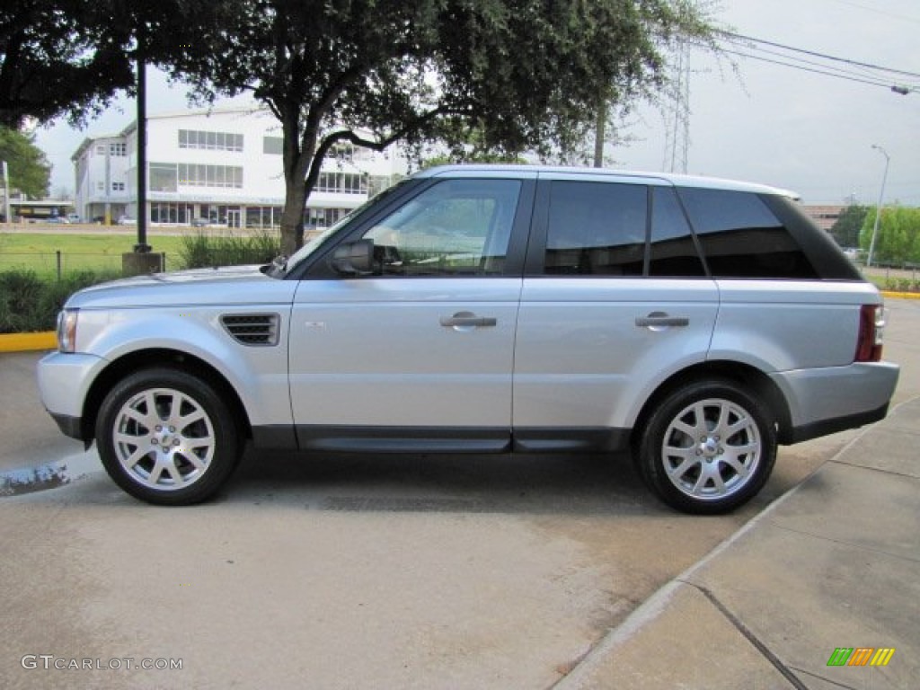 Zermatt Silver 2009 Land Rover Range Rover Sport HSE Exterior Photo #70731092