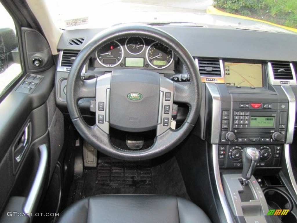 2009 Land Rover Range Rover Sport HSE Ebony/Ebony Dashboard Photo #70731146