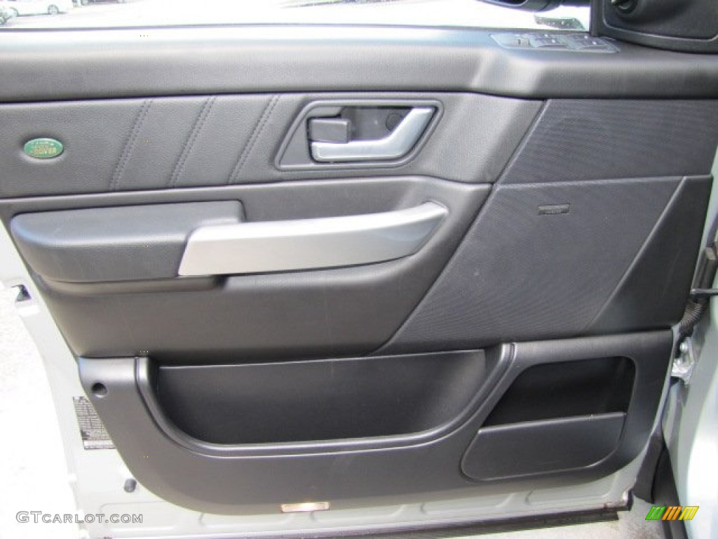 2009 Land Rover Range Rover Sport HSE Ebony/Ebony Door Panel Photo #70731380