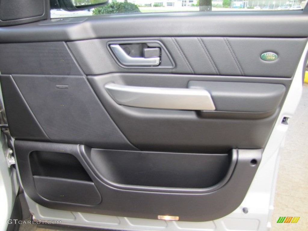 2009 Land Rover Range Rover Sport HSE Ebony/Ebony Door Panel Photo #70731425