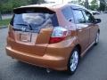 2011 Orange Revolution Metallic Honda Fit Sport  photo #4