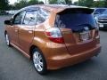 2011 Orange Revolution Metallic Honda Fit Sport  photo #6