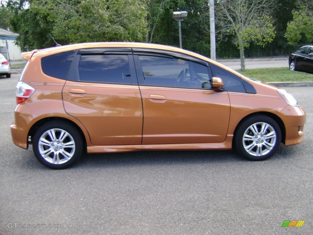 2011 Fit Sport - Orange Revolution Metallic / Sport Black photo #7