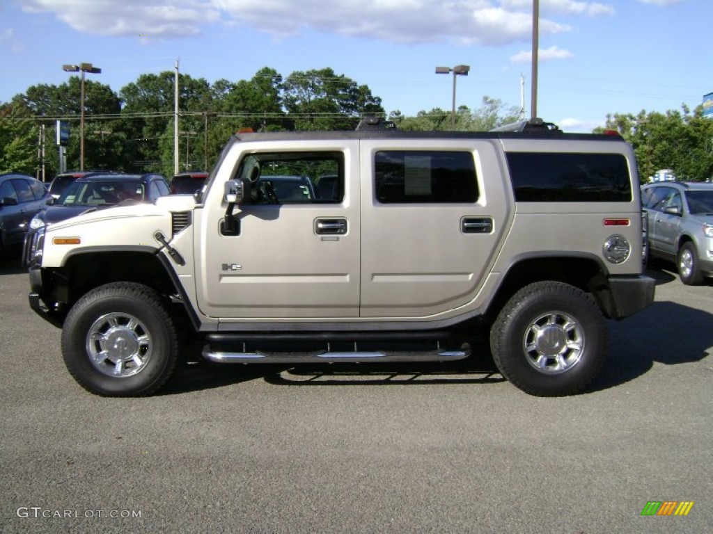 2005 H2 SUV - Desert Sand Metallic / Ebony Black photo #9