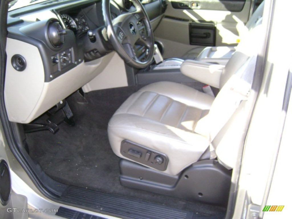 2005 H2 SUV - Desert Sand Metallic / Ebony Black photo #10