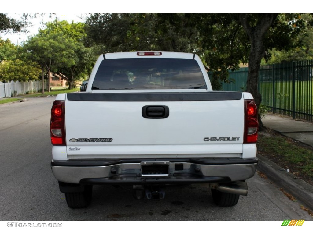 2003 Silverado 1500 LT Crew Cab 4x4 - Summit White / Dark Charcoal photo #8