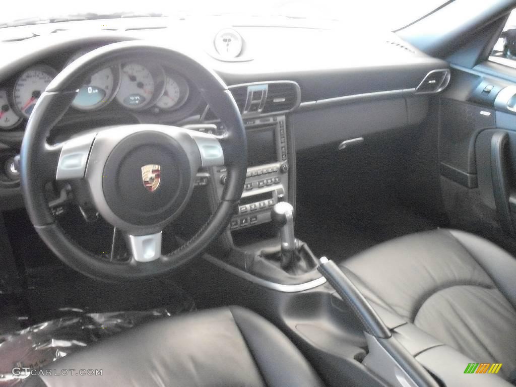 2007 911 Turbo Coupe - Black / Black photo #11