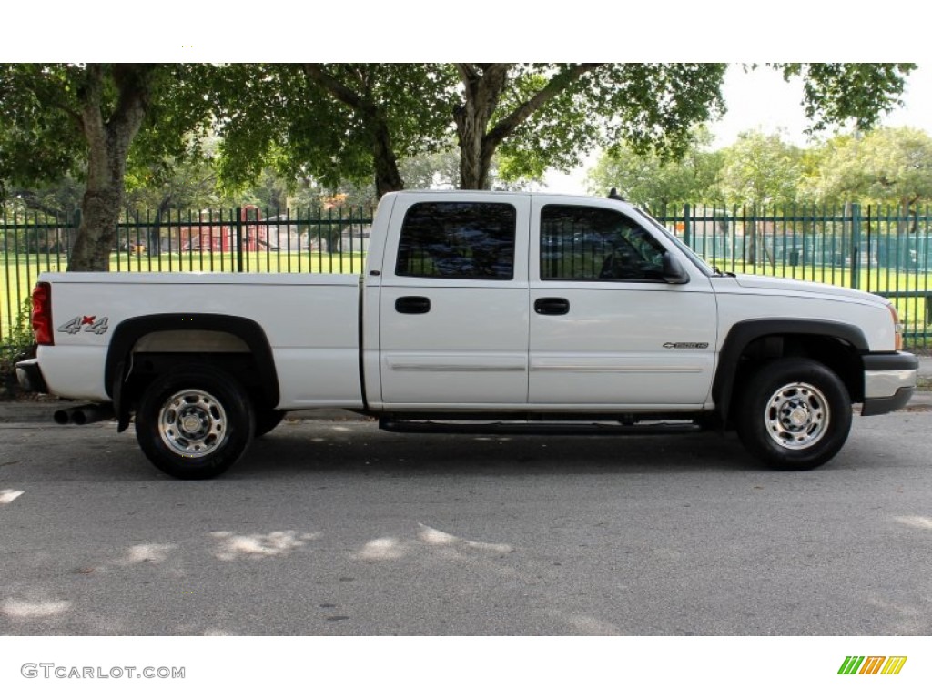 2003 Silverado 1500 LT Crew Cab 4x4 - Summit White / Dark Charcoal photo #12