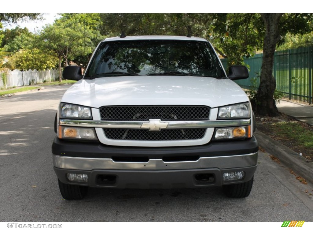 2003 Silverado 1500 LT Crew Cab 4x4 - Summit White / Dark Charcoal photo #16