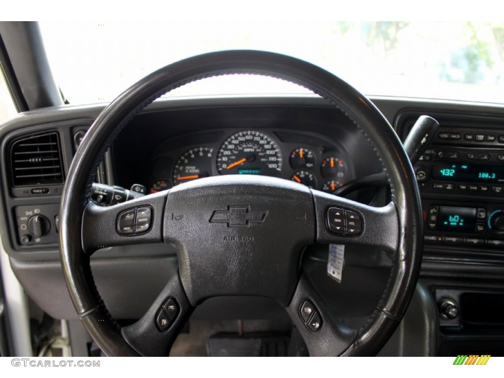 2003 Silverado 1500 LT Crew Cab 4x4 - Summit White / Dark Charcoal photo #75