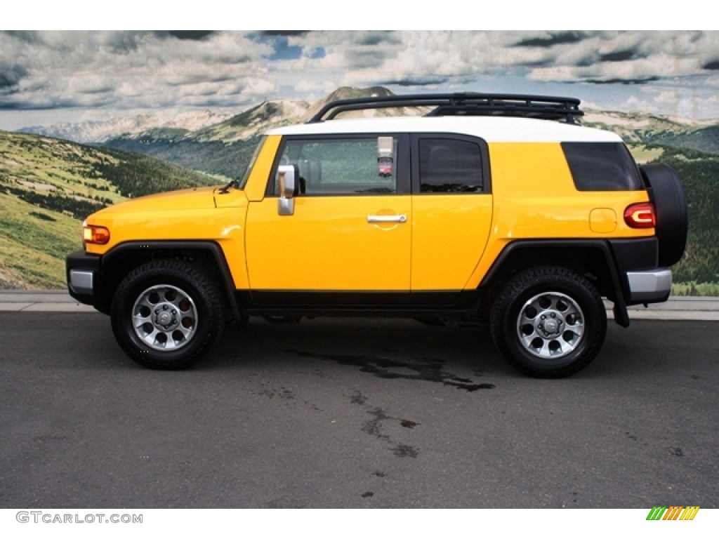 2007 FJ Cruiser 4WD - Sun Fusion / Dark Charcoal photo #6