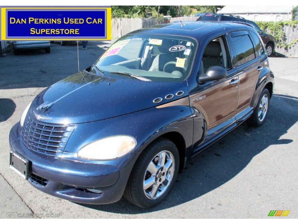 2004 PT Cruiser Limited Turbo - Midnight Blue Pearlcoat / Taupe/Pearl Beige photo #1
